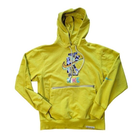 Nike Kyrie Irving Best of What SpongeBob Hoodie Yellow Mens Size Small - Picture 2 of 7